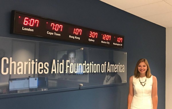 Emily at the Charities Aid Foundation Emily at the Charities Aid Foundation