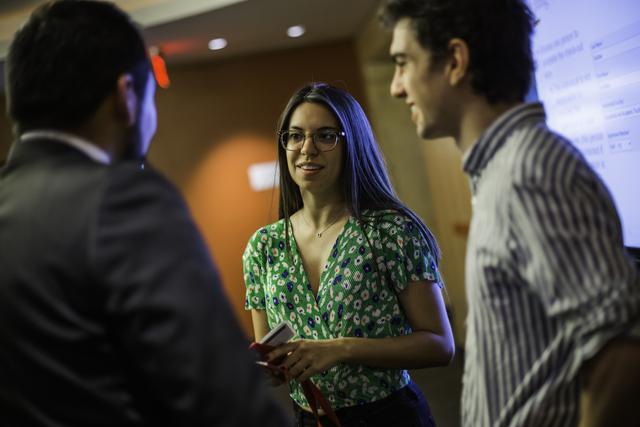 Students communicating on how to address the workplace skills gap