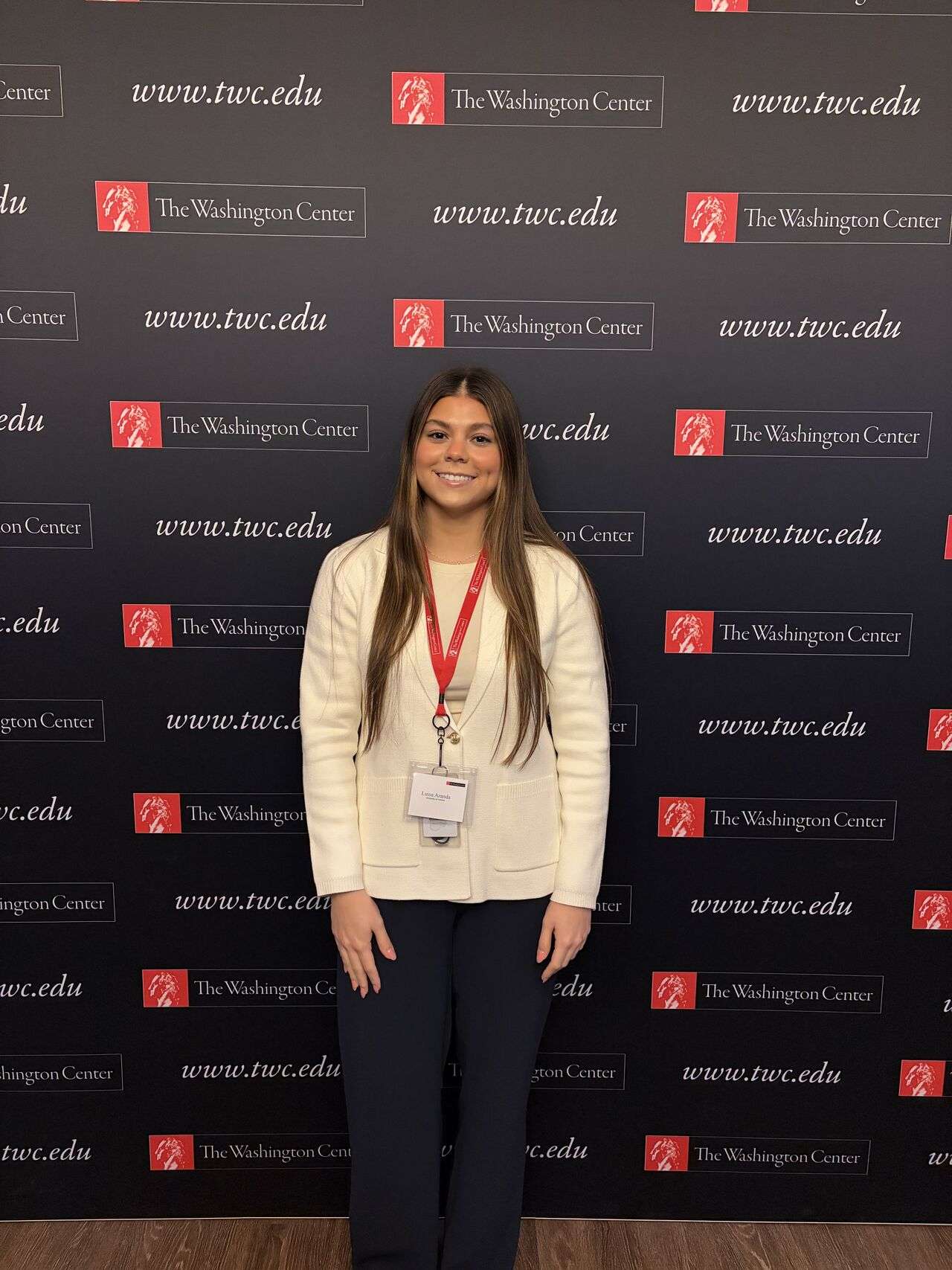 Luisa Aranda at The Washington Center's Residential Academic Facility (RAF)