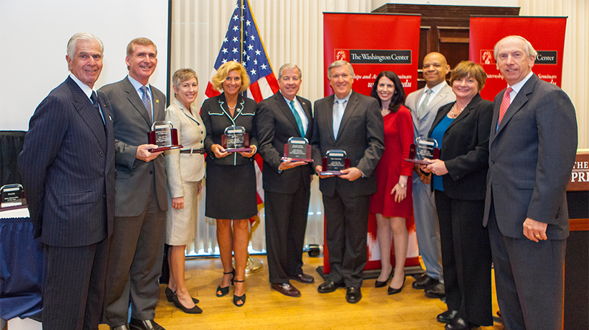 Recipients of the 2014 Higher-Ed Civic Engagement Awards