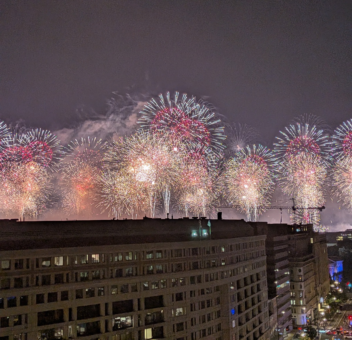 Fireworks over Washington, D.C.