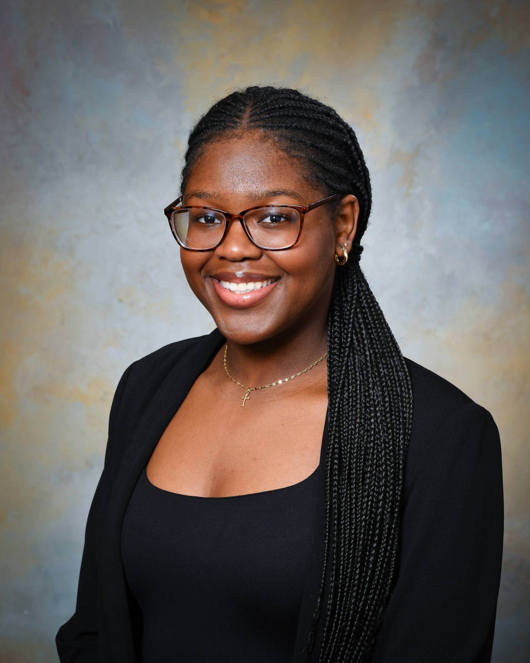 Kiara Green's portrait for St. John Fisher University