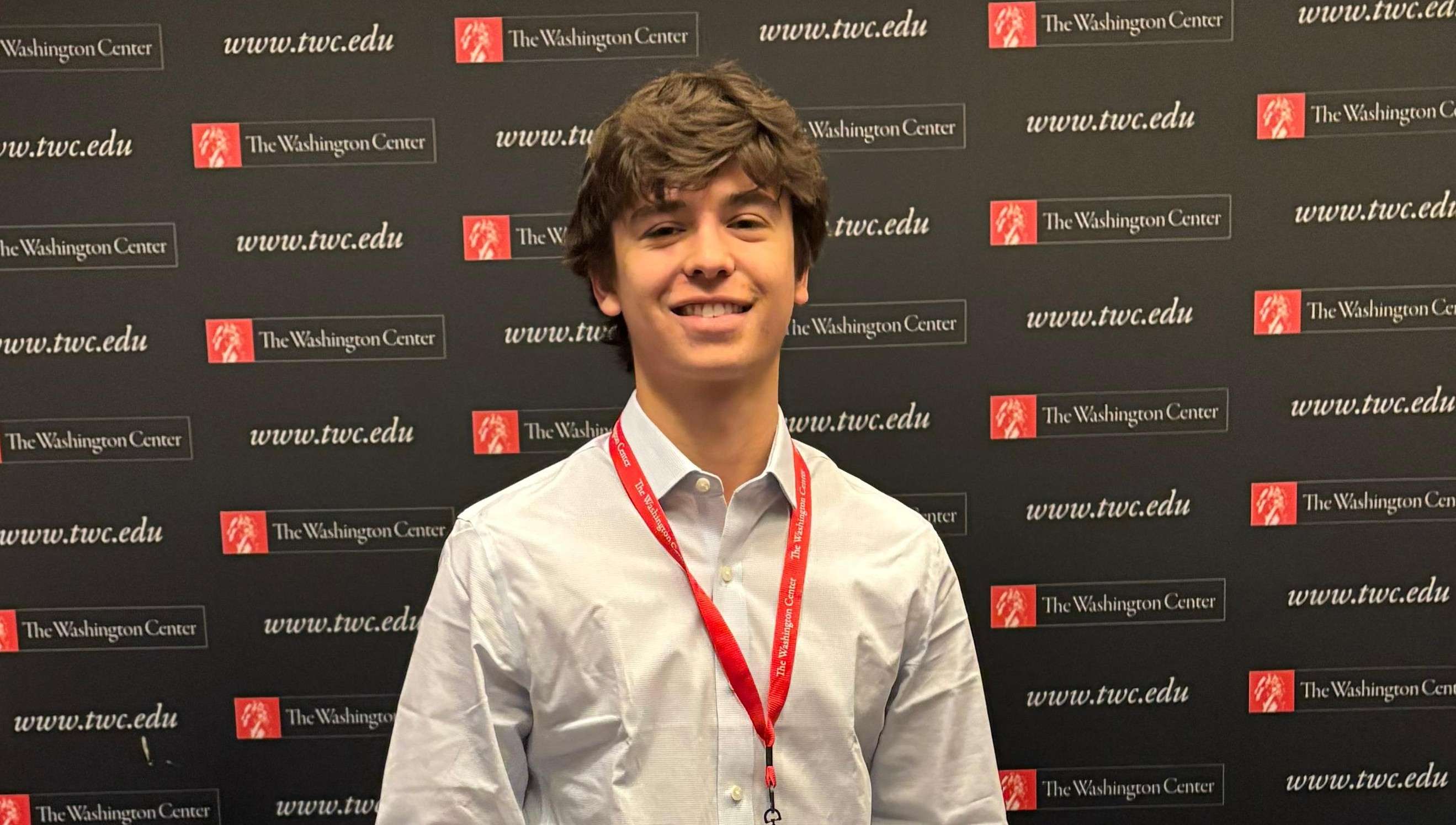 Luka Szymanski at The Washington Center's Residential Academic Facility (RAF) during the National Security Seminar