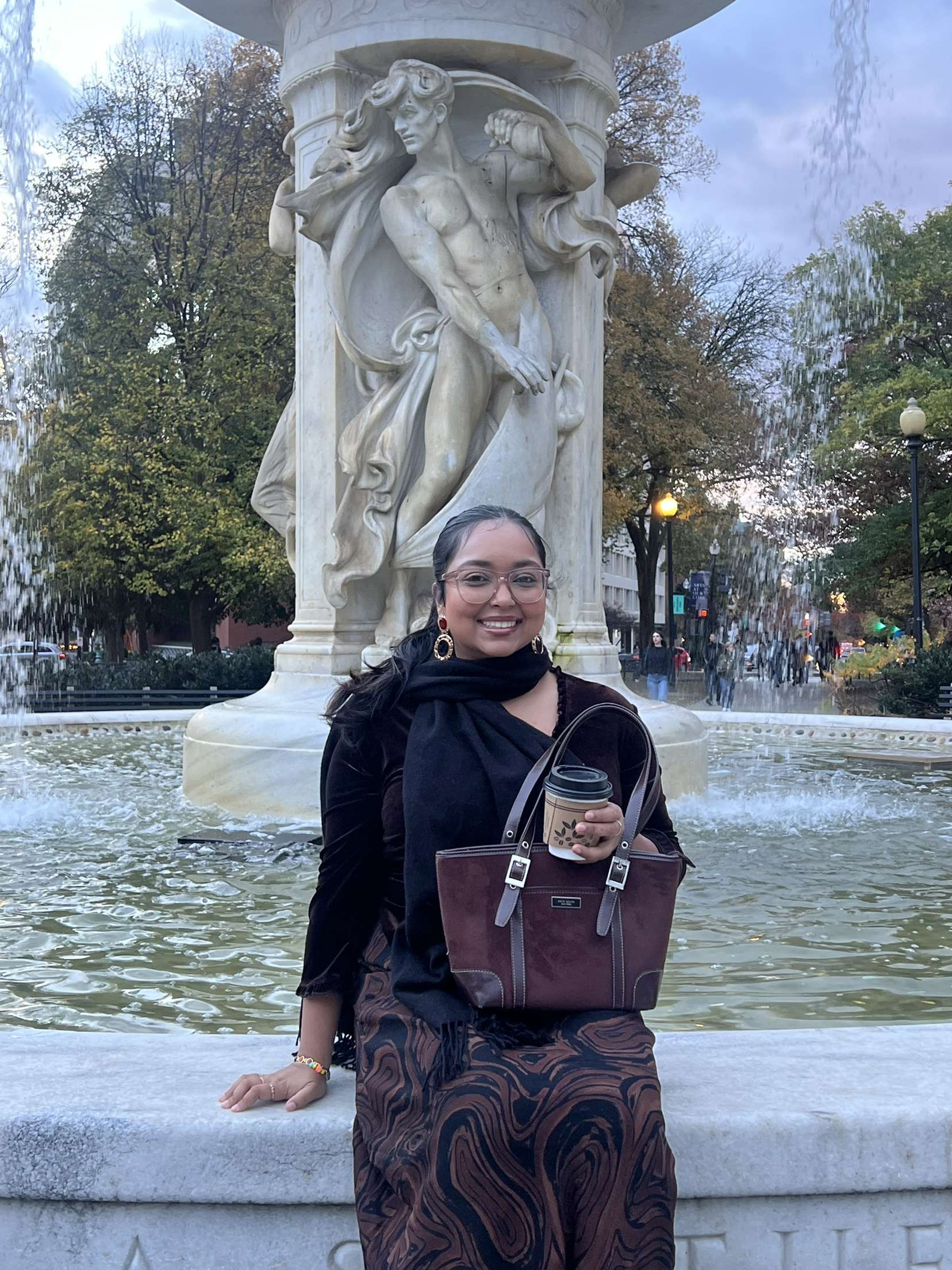 Leka Rob in Washington, D.C. for her Academic Internship Program experience