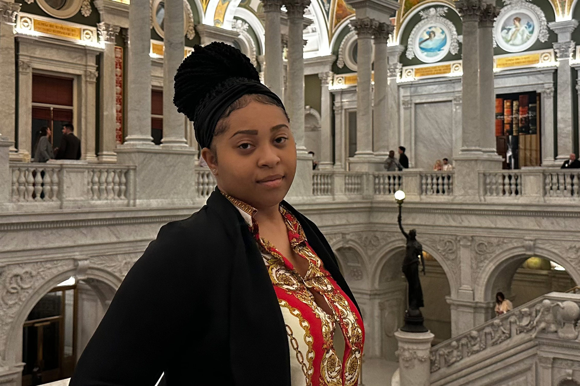 Janiya Pettus, a political science major at the University of Arkansas at Little Rock, undertook an internship journey with National Association of Federally Impacted Schools (NAFIS).