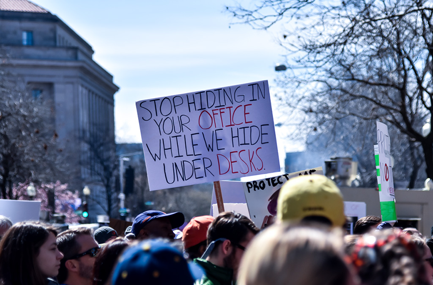 Melanie's DC internship gave her the chance to attend the March for Our Lives