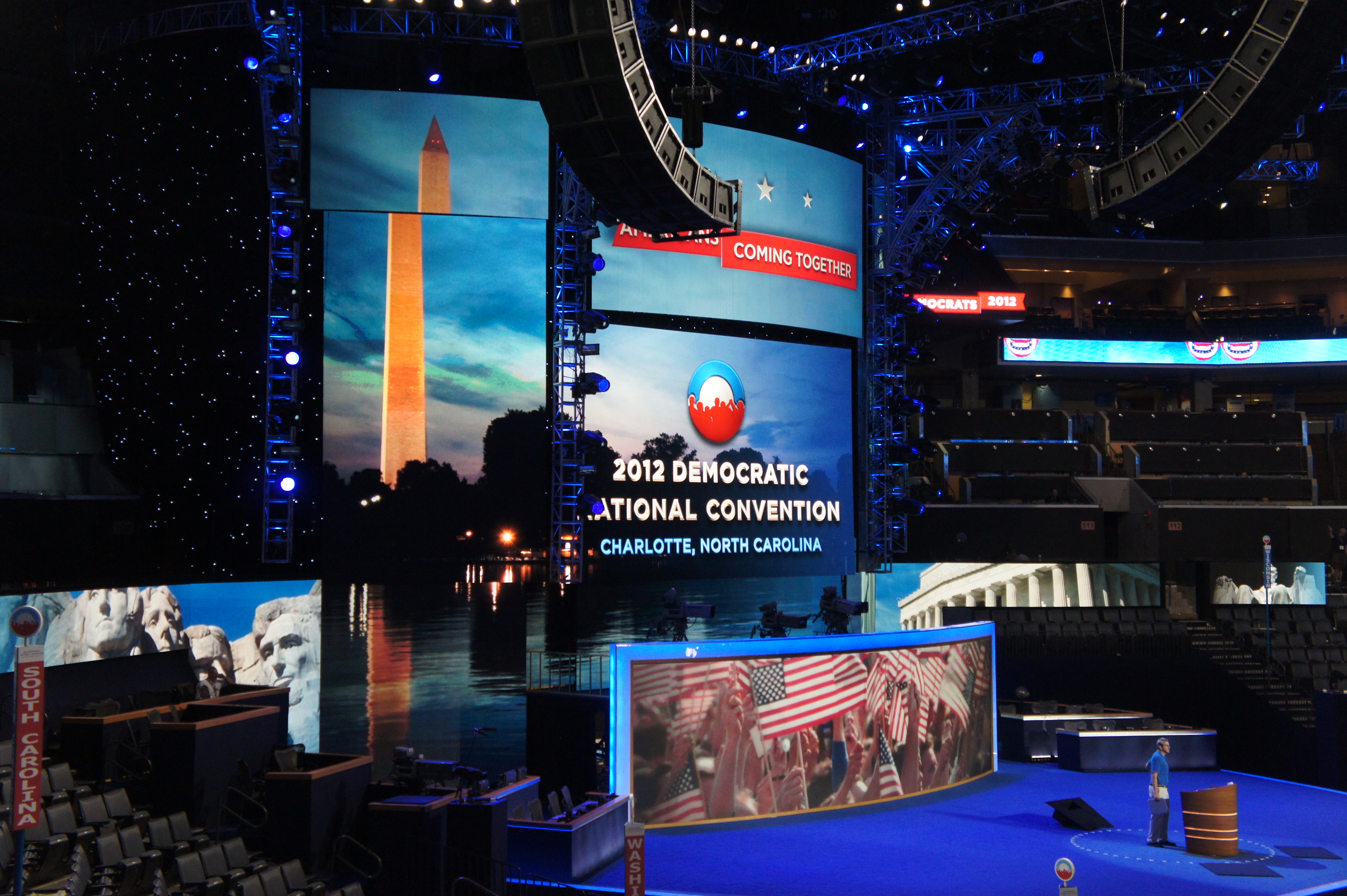 The 2012 Democratic National Convention in Charlotte