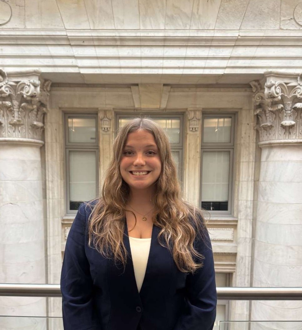Cassidy Jacobs in Washington, D.C. for her Academic Internship Program at The Washington Center