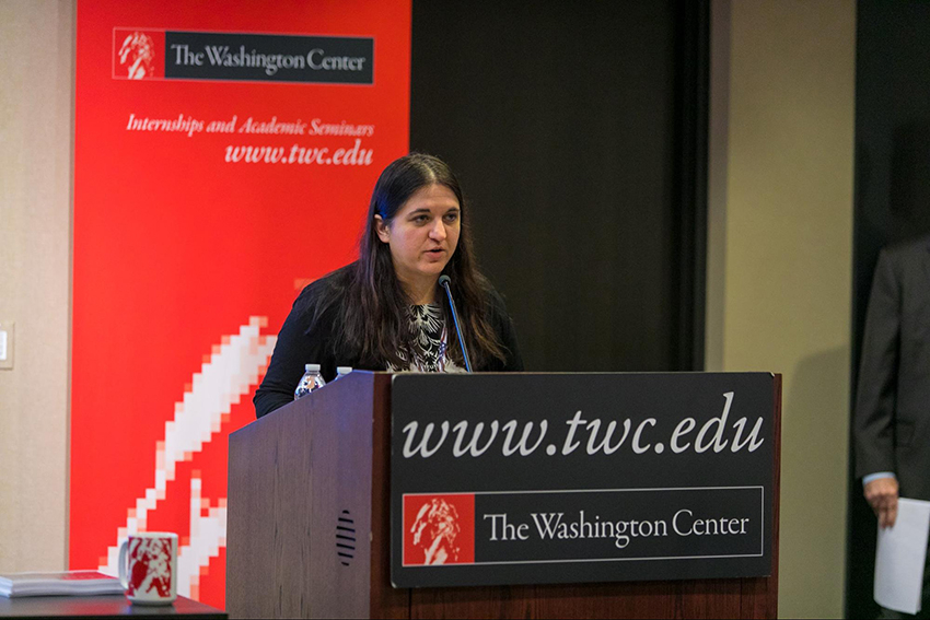 The Washington Center's Inauguration 2021 Faculty Director, Dr. Julia Azari