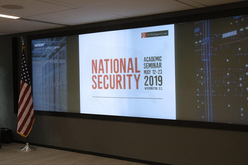 The Washington Center National Security Seminar 2019