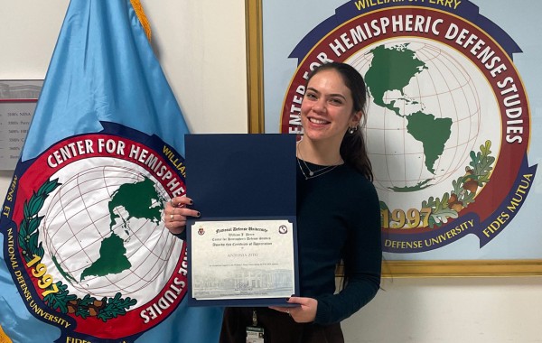Antonia Zito, an international relations major at University of Washington, recently served as a research intern at the William J. Perry Center for Hemispheric Studies (WJPC).