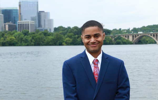 Chris Parris Jr. interning at the Assuaged Foundation