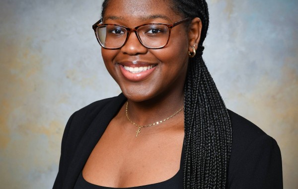Kiara Green's portrait for St. John Fisher University