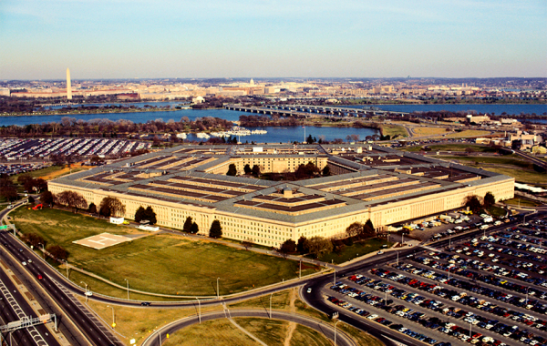 Students Convene in D.C. to Discuss National Security Challenges in a Global Society Aerial view of the Pentagon in Arlington, VA
