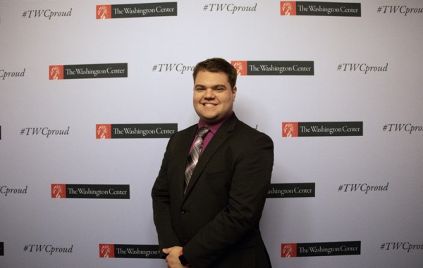 Evan Kinney attends TWC's National Security seminar