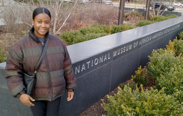 Lauren E. Munroe at thwe National Museum of African American History and Culture.