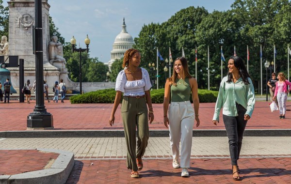 Academic Internship Program participants at Union Station, Washington, DC