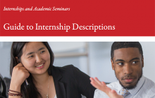 Guide to Internship Descriptions Guide to Internship Descriptions