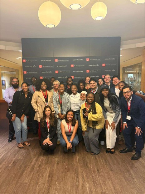 The 2026 Capitol Immersion Program cohort at The Washington Center's Residential Academic Facility (RAF)