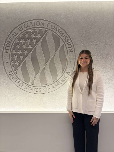 Luisa Aranda at the Federal Election Commission in Washington, D.C.