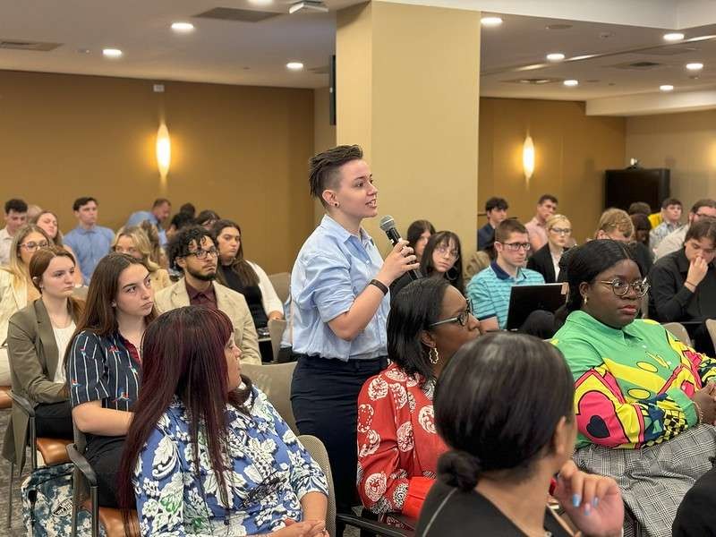 Participants at the National Security Seminar at The Washington Center's Residential Academic Facility