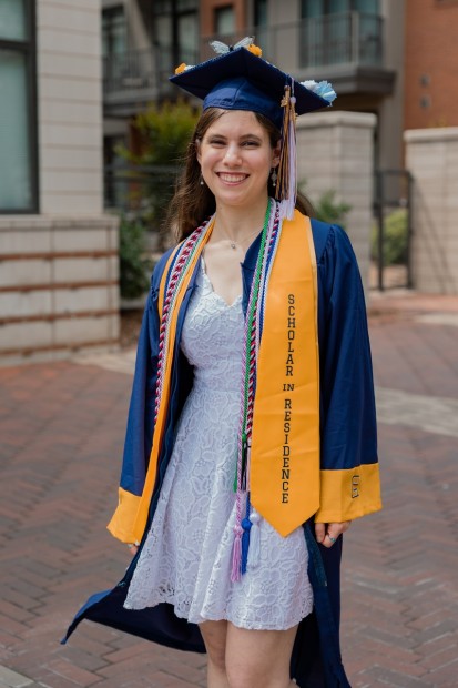 Elyssa Looney at her graduation from University of Tennessee at Chattanooga