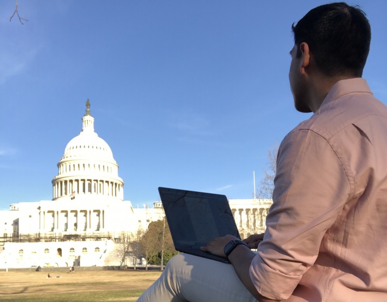 Alexis Michael Rodriguez on Capitol Hill