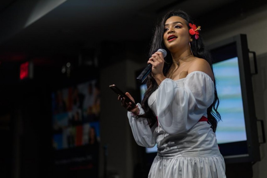 Johaneliz Gonzalez representing Puerto Rico in TWC's Global Fest