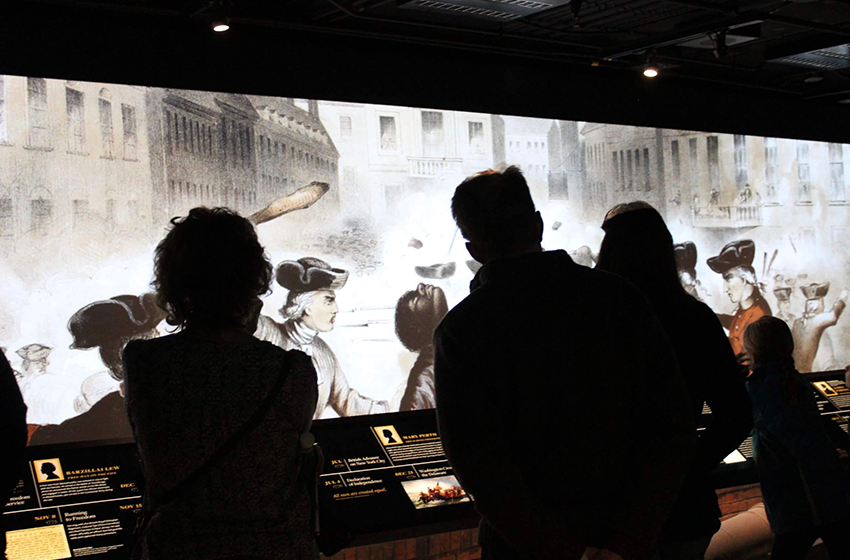 One of the exhibits inside the National Museum of African American History and Culture. National Museum of African American History and Culture