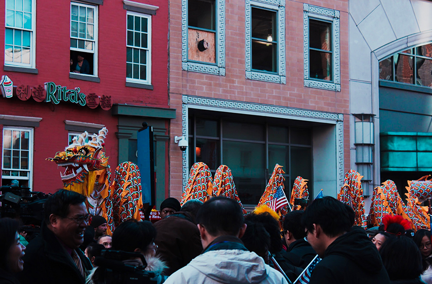 The parade in D.C.'s Chinatown for the Lunar New Year Lunar New Year parade in D.C.