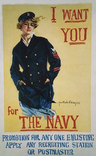 Navy recruitment poster