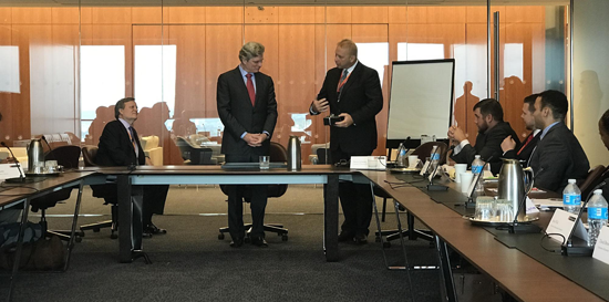 Veterans meet with Prudential's CEO John R. Strangfeld Meeting with Prudential's CEO John R. Strangfeld