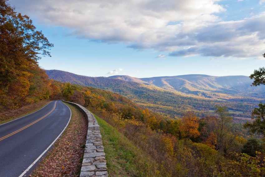 Shenandoah National Park in Virginia offers stunning views and great hiking