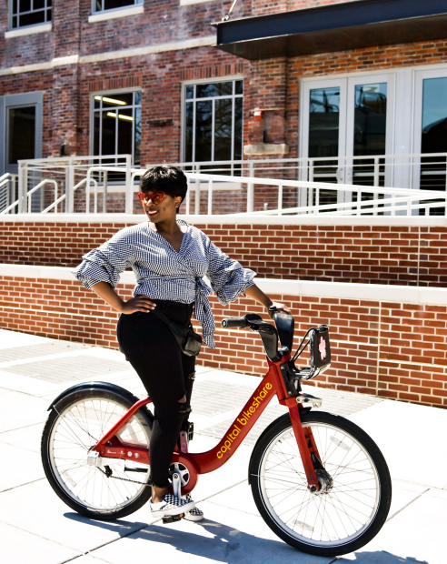 Ride a Capitol Bikeshare during the festival