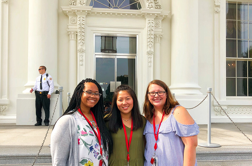 Outside the White House