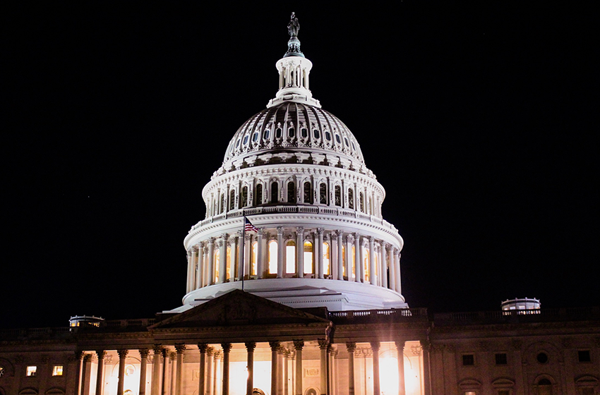 Passing the Capitol on the way back from my D.C. internship