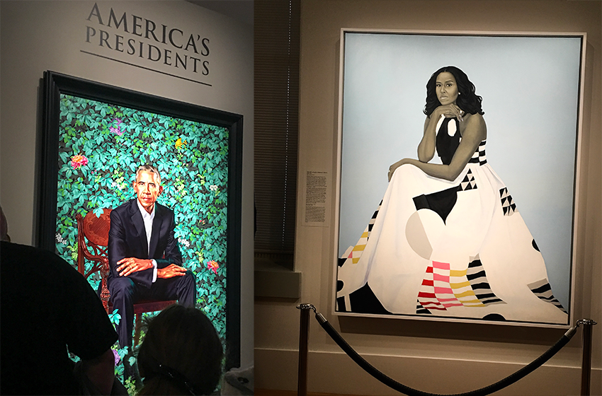 TWC Interns have a chance to visit the Obama Portraits