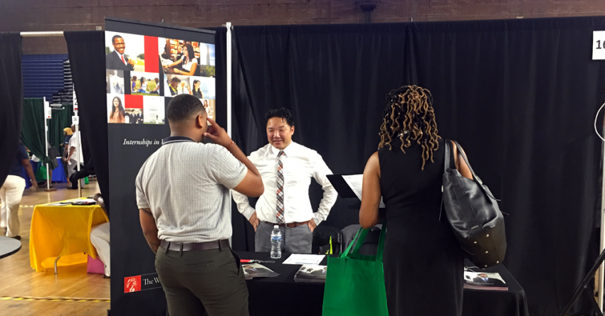 Michael Duerr at the DC Vets Job Fair