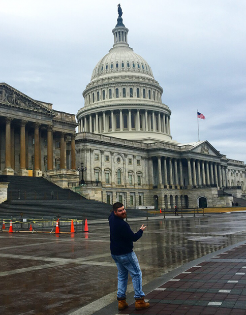 Taylor's boyfriend at the Capitol