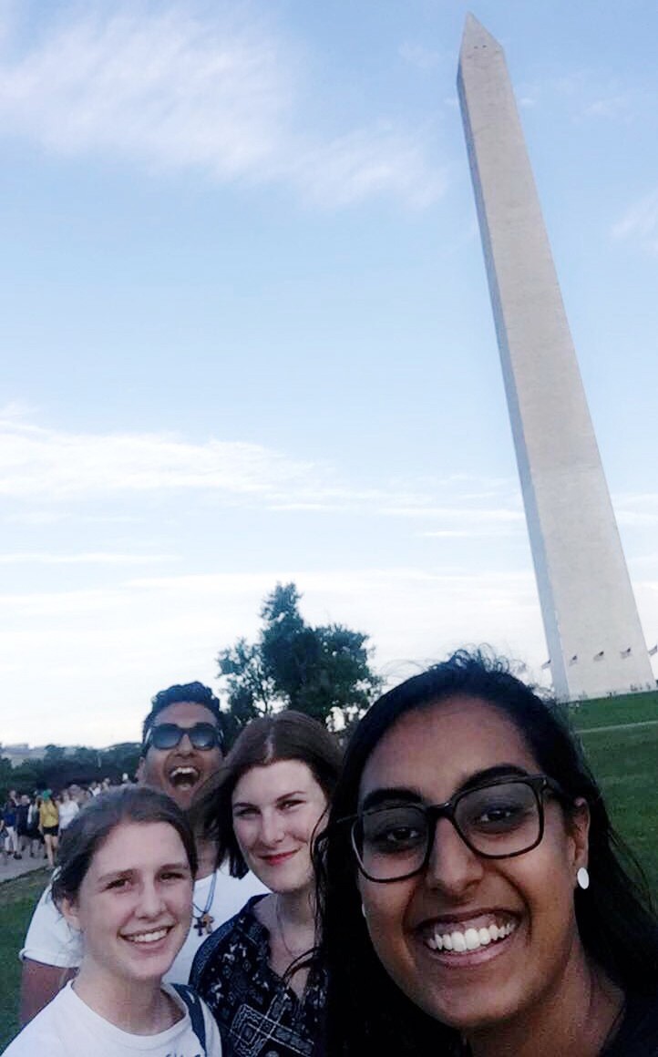 Visiting the Washington Monument