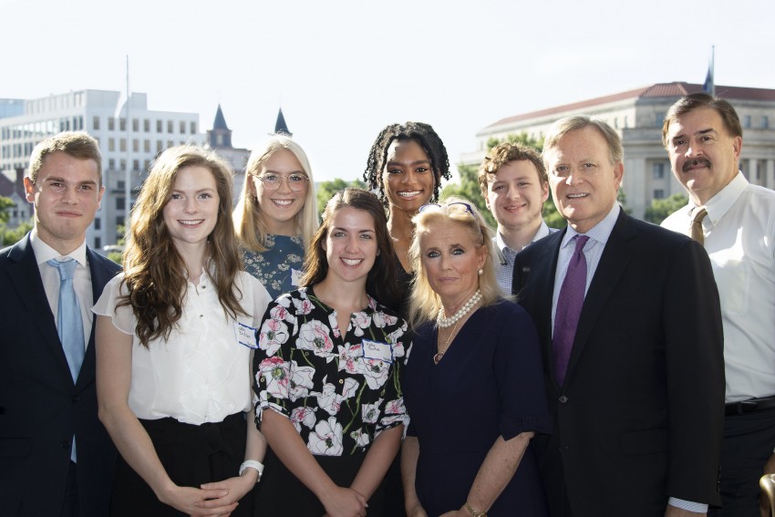 Holly attended the John Dingell Fellow & Scholar Breakfast with Representative Debbie Dingell.