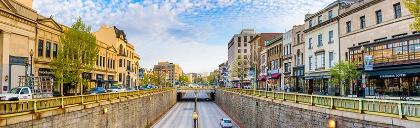 Dupont Circle is a D.C. neighborhood that has it all - local haunts, historic sites and nightlife of all kinds. Washington, D.C.'s DuPont Circle Neighborhood