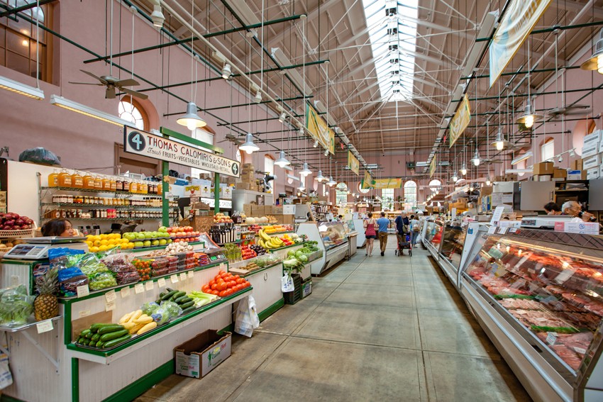 Find fresh produce, homemade pies and more at D.C.'s Eastern Market. Eastern Market Washington, D.C. Interior