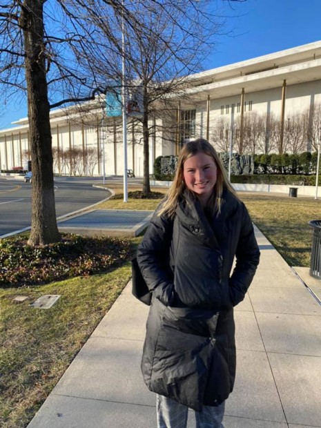 My first day of my internship at the Kennedy Center.