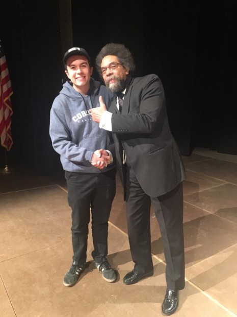 Seth Ickes with Dr. Cornel West