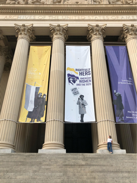 Josi Lieb at the National Archives.