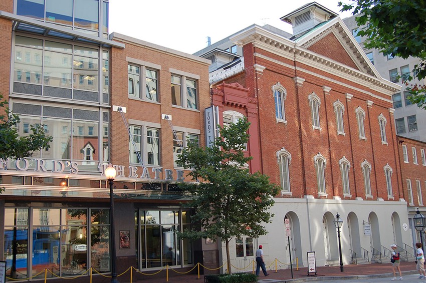 Ford’s Theatre offers daily tours of the historic site, but is also a working theater. Ford's Theatere in Downtown Washington, D.C.