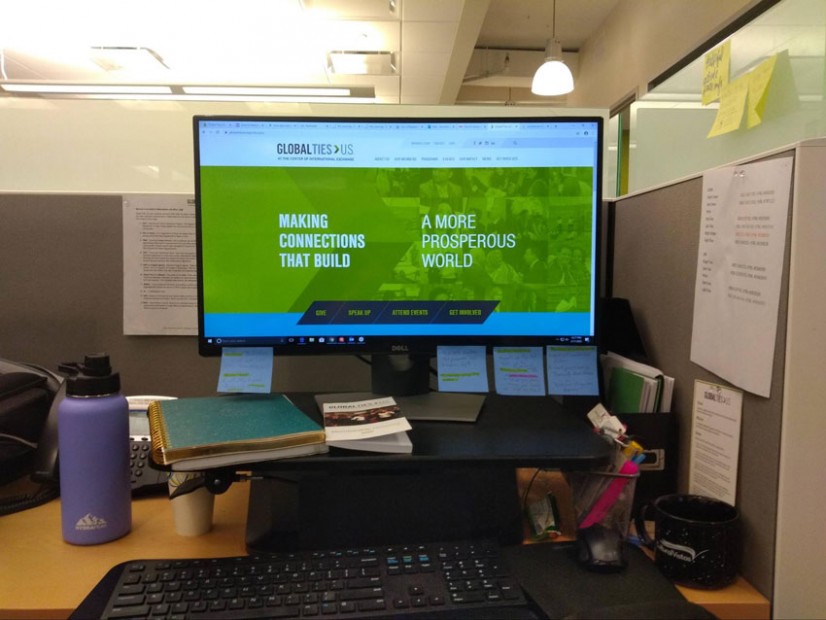 Welcome to my desk! A day in the life of a communications intern at a D.C. nonprofit