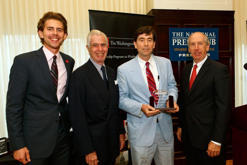 Reid May, Ambassador Alan Blinken, Dr. Joseph Patten, Mike Smith 