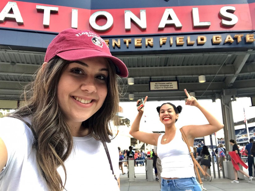 Networking at a Nats game, why not? 